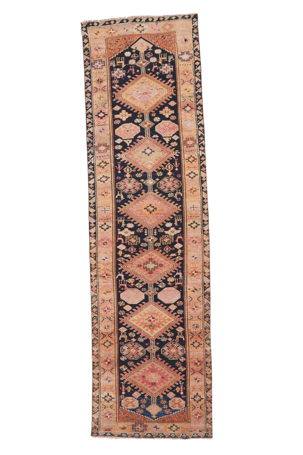 'Rosalie' Turkish Vintage Runner - 3'9