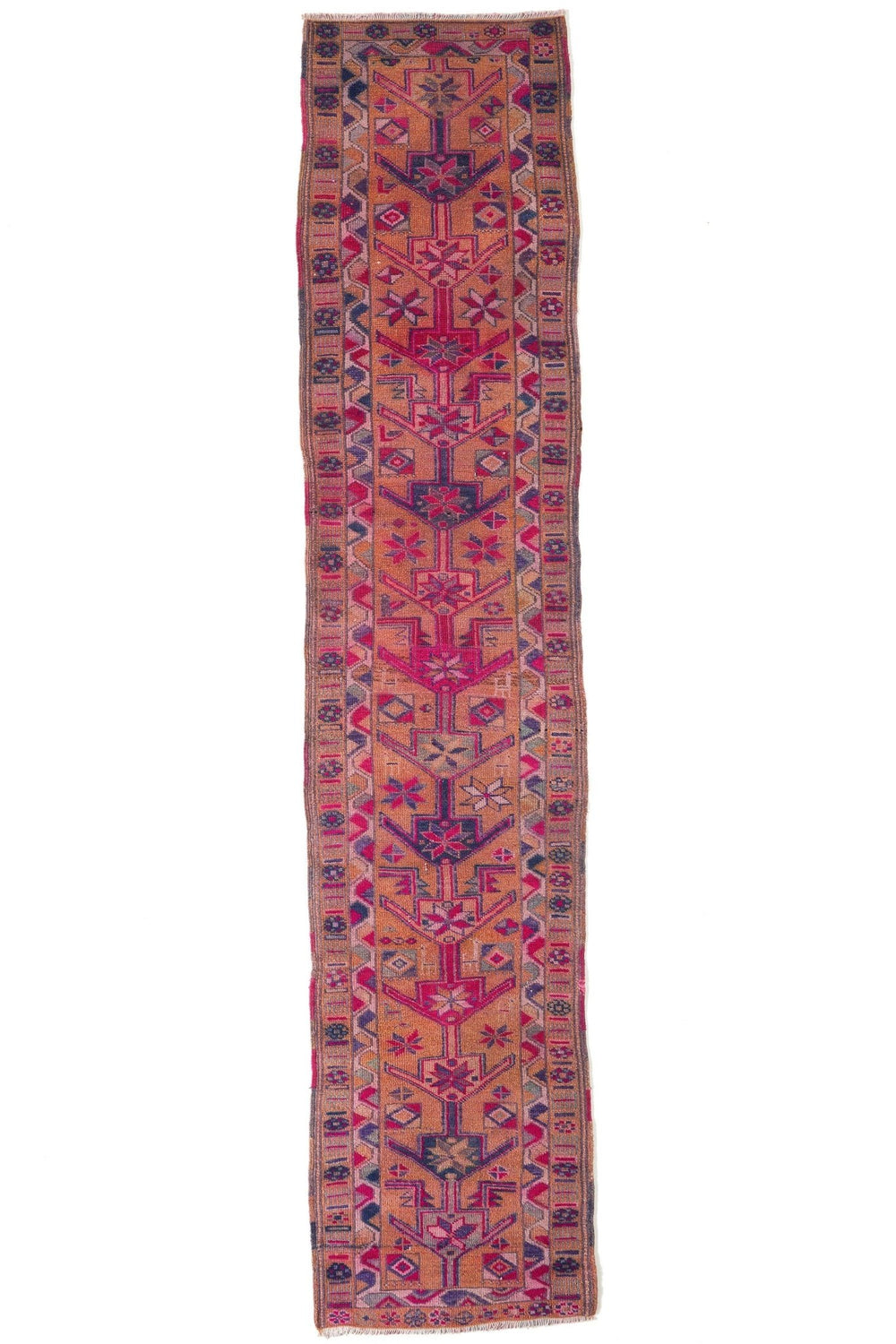 'Rosé' Vintage Turkish Runner - 2'8'' x 12'8'' - Canary Lane