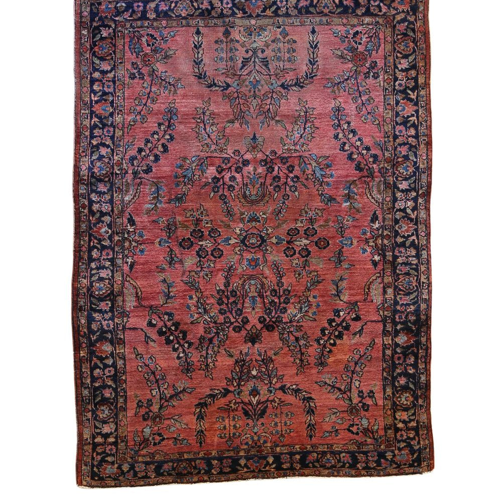 'Rue' Vintage Persian Rug - 3'7'' x 5'8'' - Canary Lane