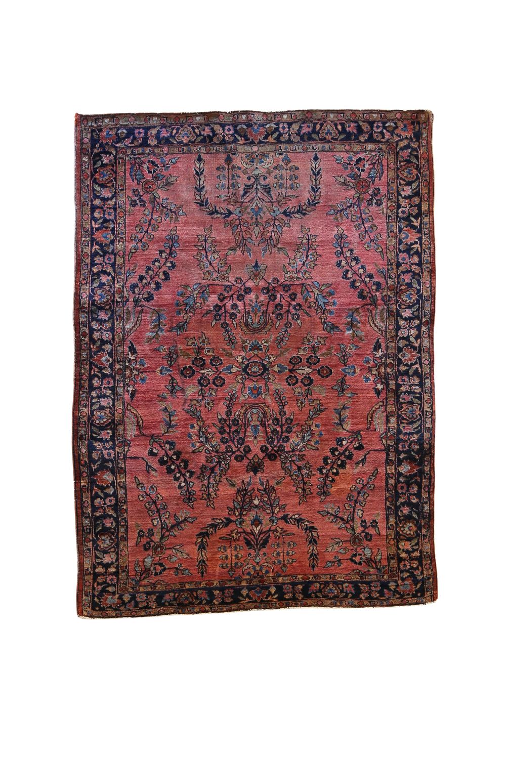 'Rue' Vintage Persian Rug - 3'7'' x 5'8'' - Canary Lane