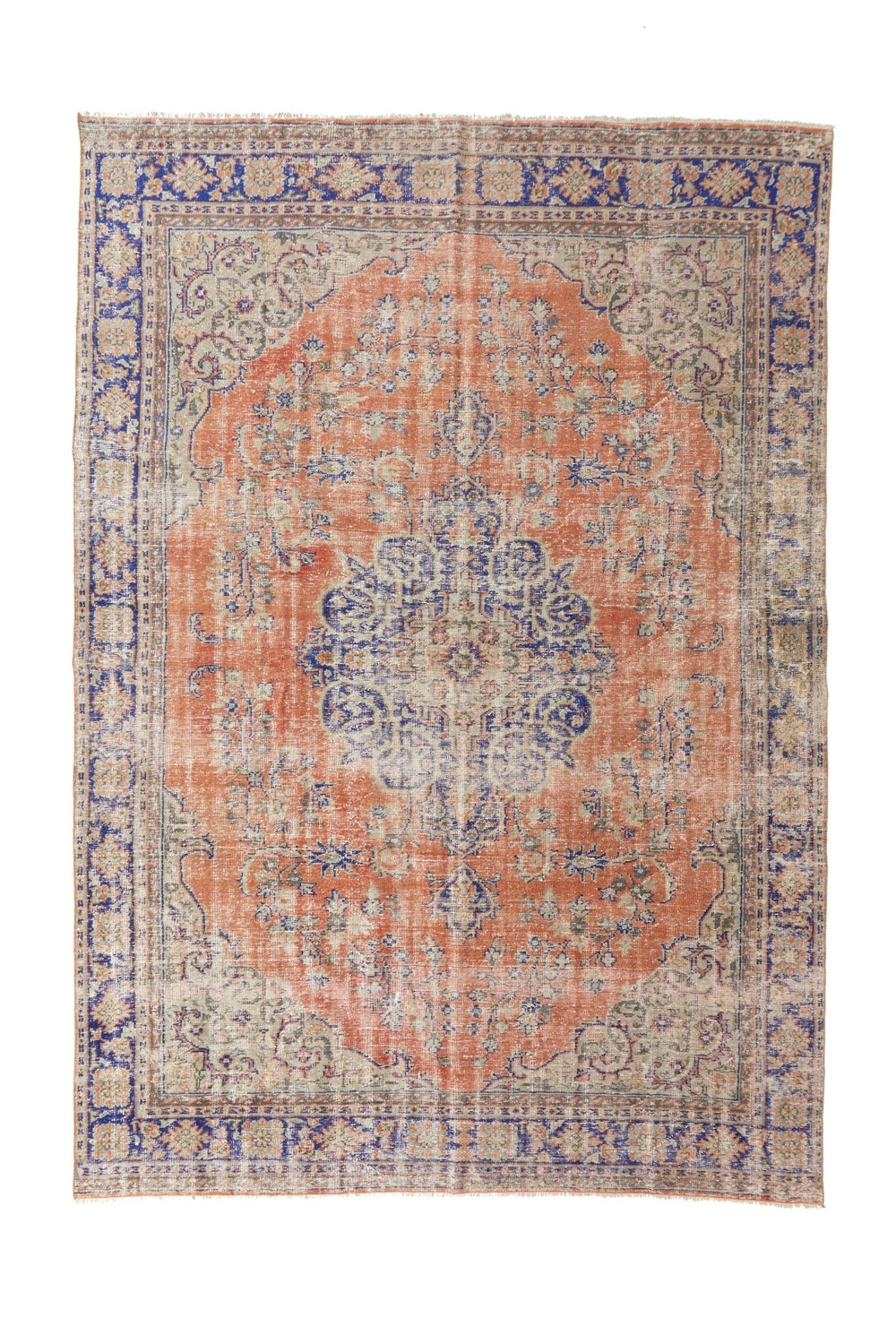 'Sagittarius' Turkish Vintage Area Rug - 7'10