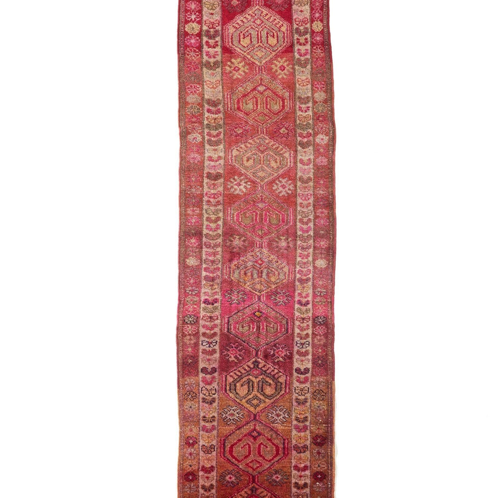 
                      
                        'Sanguine' Vintage Turkish Rug - 2'8'' x 12'3'' - Canary Lane
                      
                    