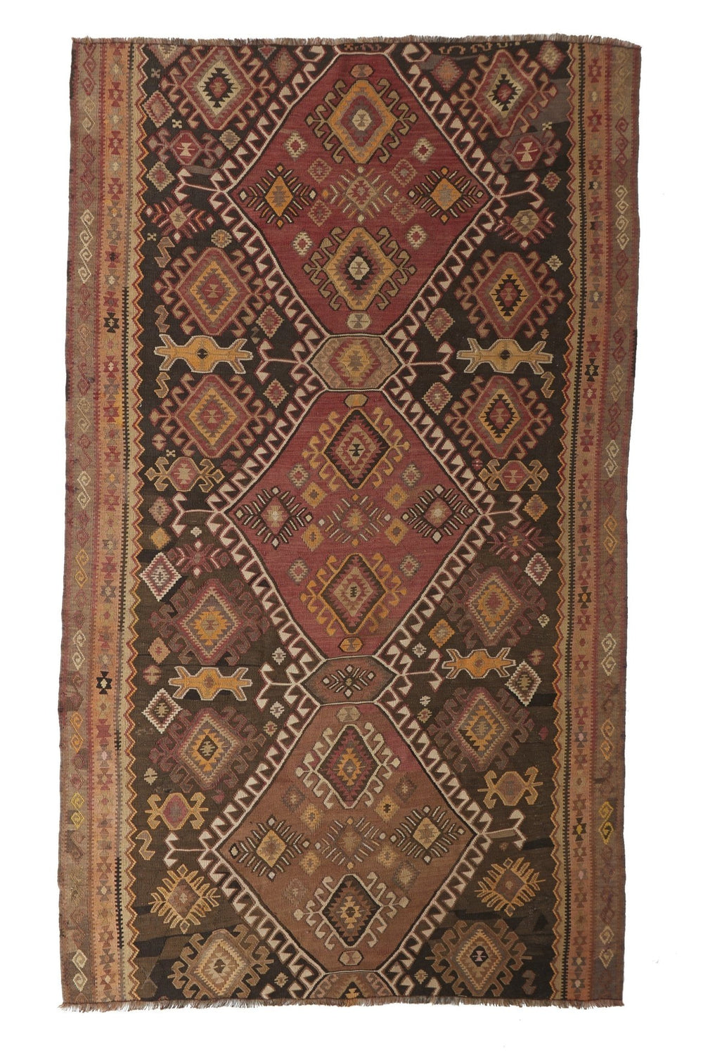 'Scarlet' Kilim - 5'9