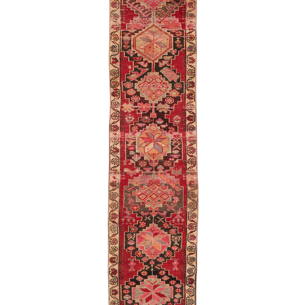 
                      
                        'Seville' Turkish Vintage Runner Rug - 2'3.5" x 11'11" - Canary Lane
                      
                    