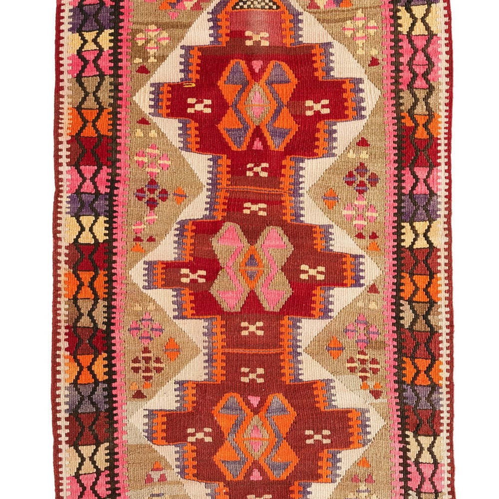 
                  
                    Small Turkish Vintage Kilim Rug - 3'1" x 5'2" - Canary Lane
                  
                