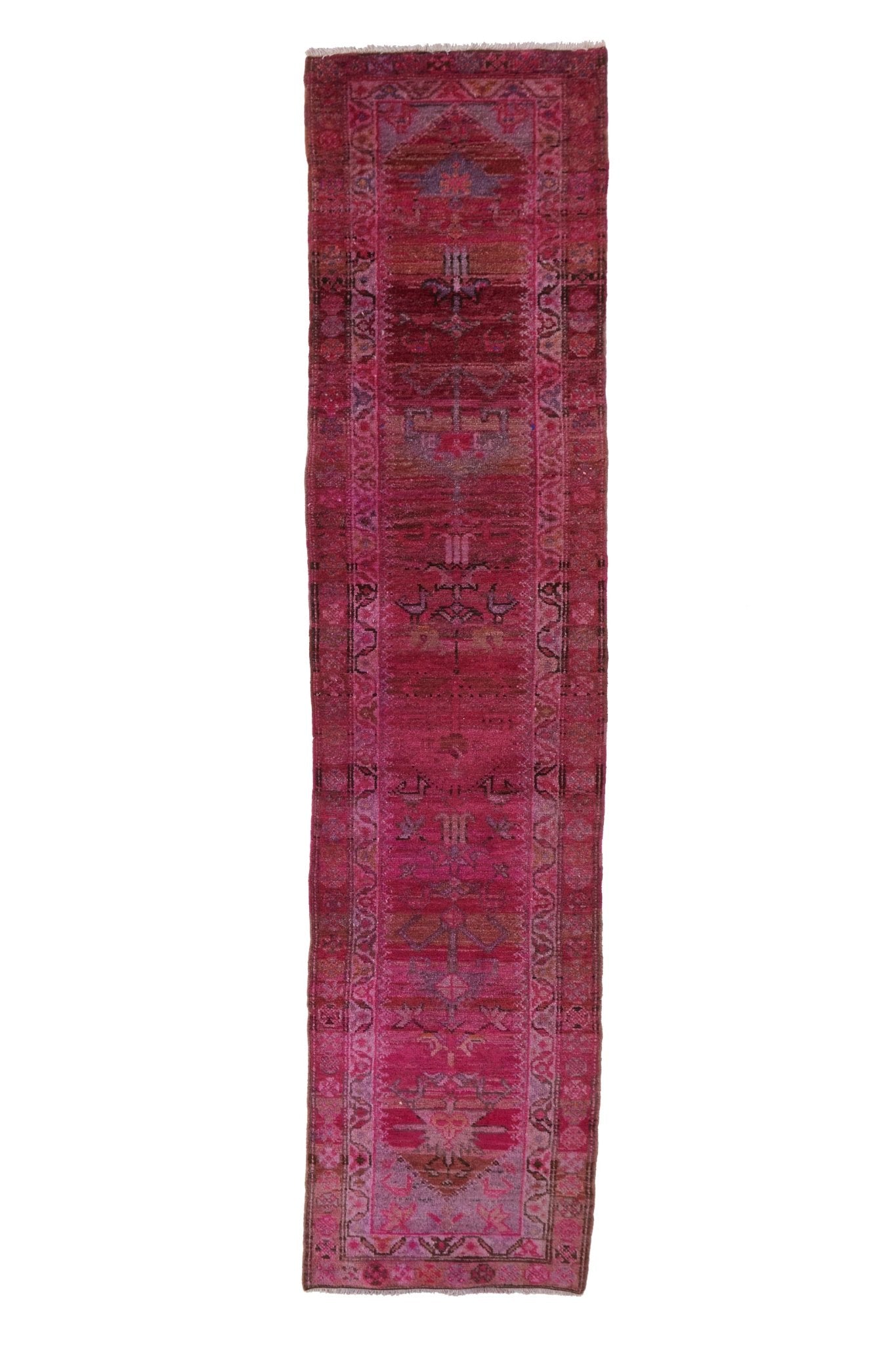 'Sofia' Vintage Heirloom Turkish Runner - 2'10'' x 12' - Canary Lane