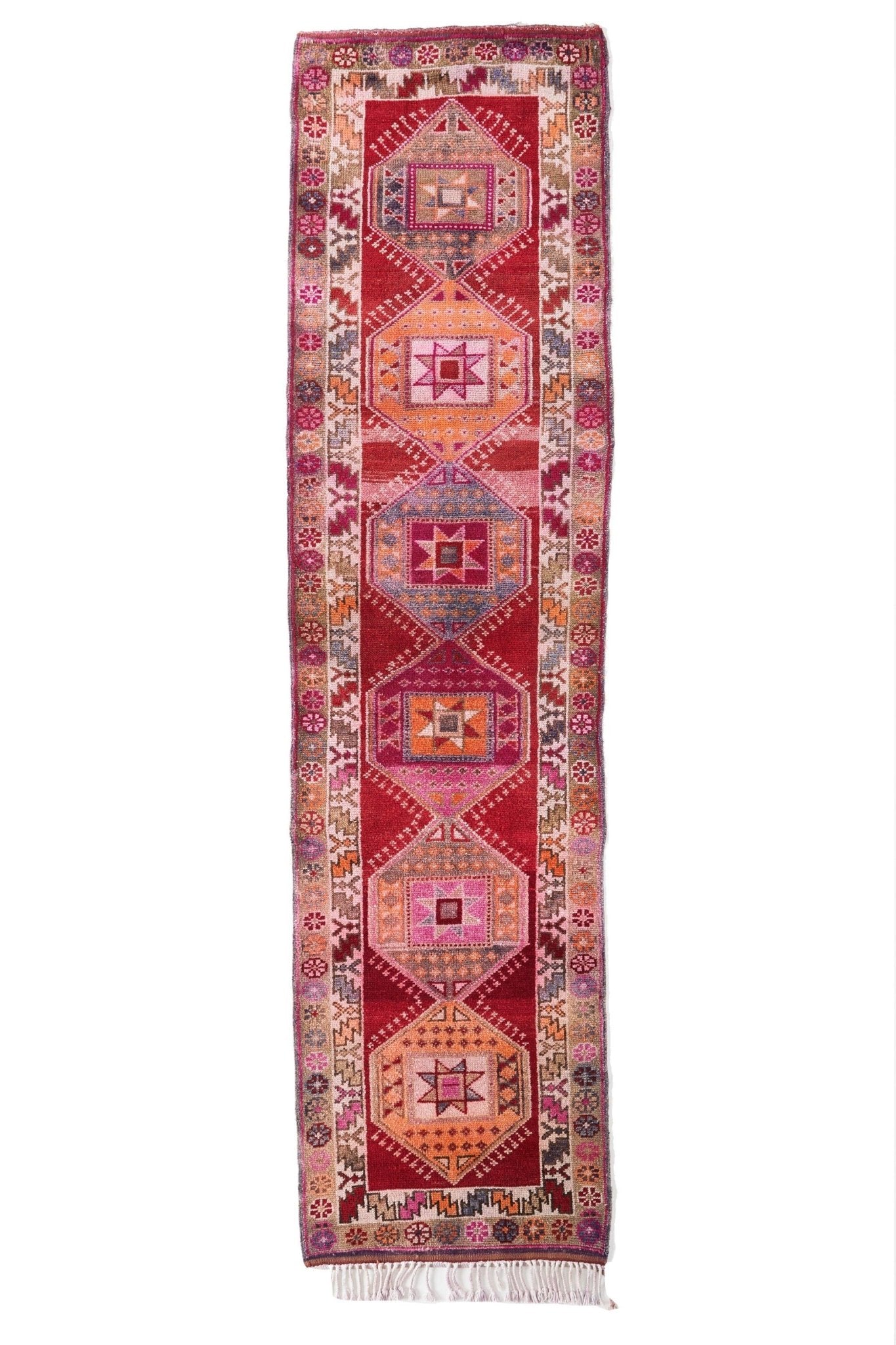 'Star Dazed' Turkish Runner Rug - 2'11'' x 11'3'' - Canary Lane