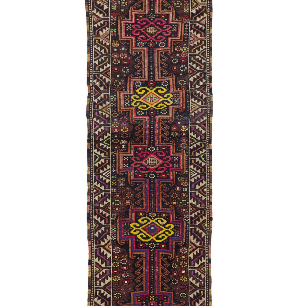 'Superbloom' Turkish Runner Rug - 3'4" x 10'5" - Canary Lane