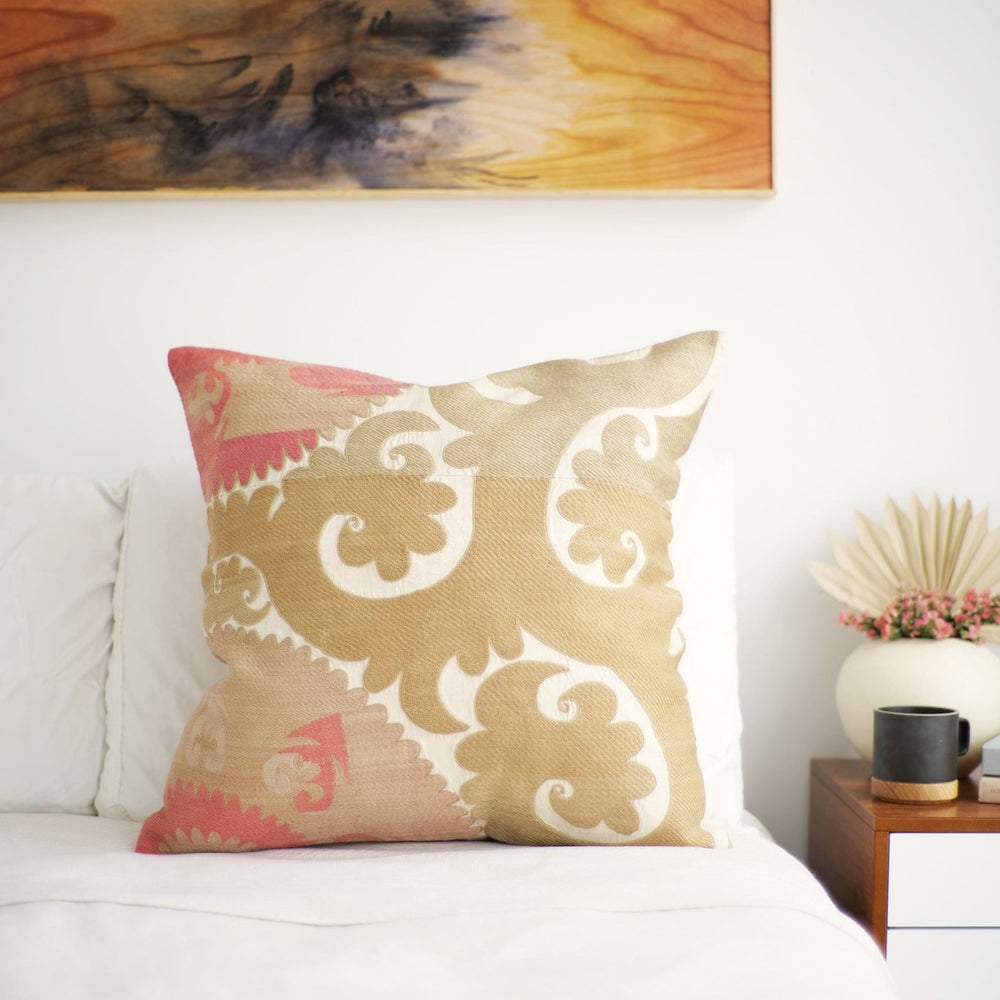 Suzani Pillow No. 151 - Canary Lane