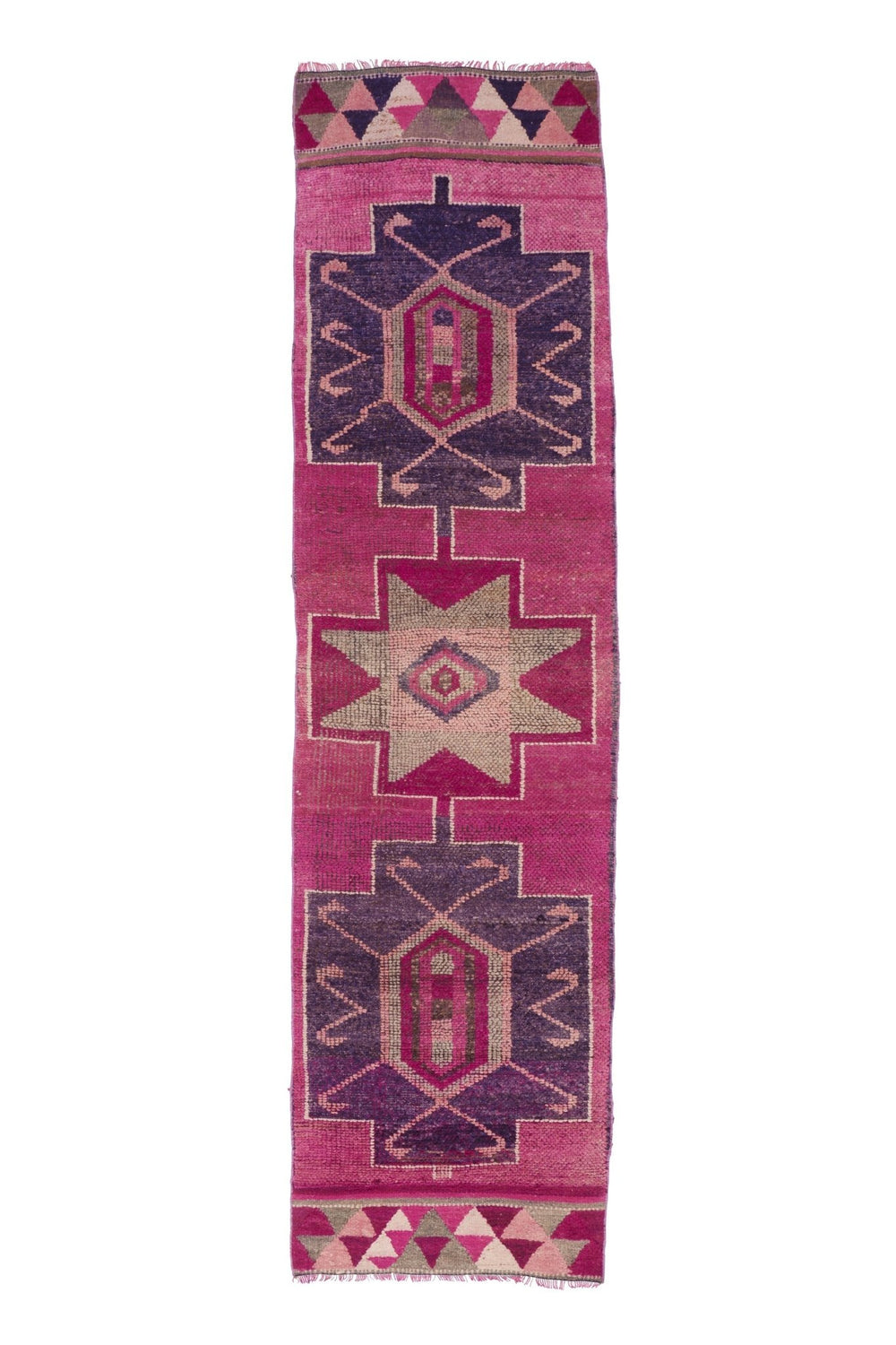 'Syringa' Vintage Turkish Runner - 2'10.5'' x 10'11'' - Canary Lane