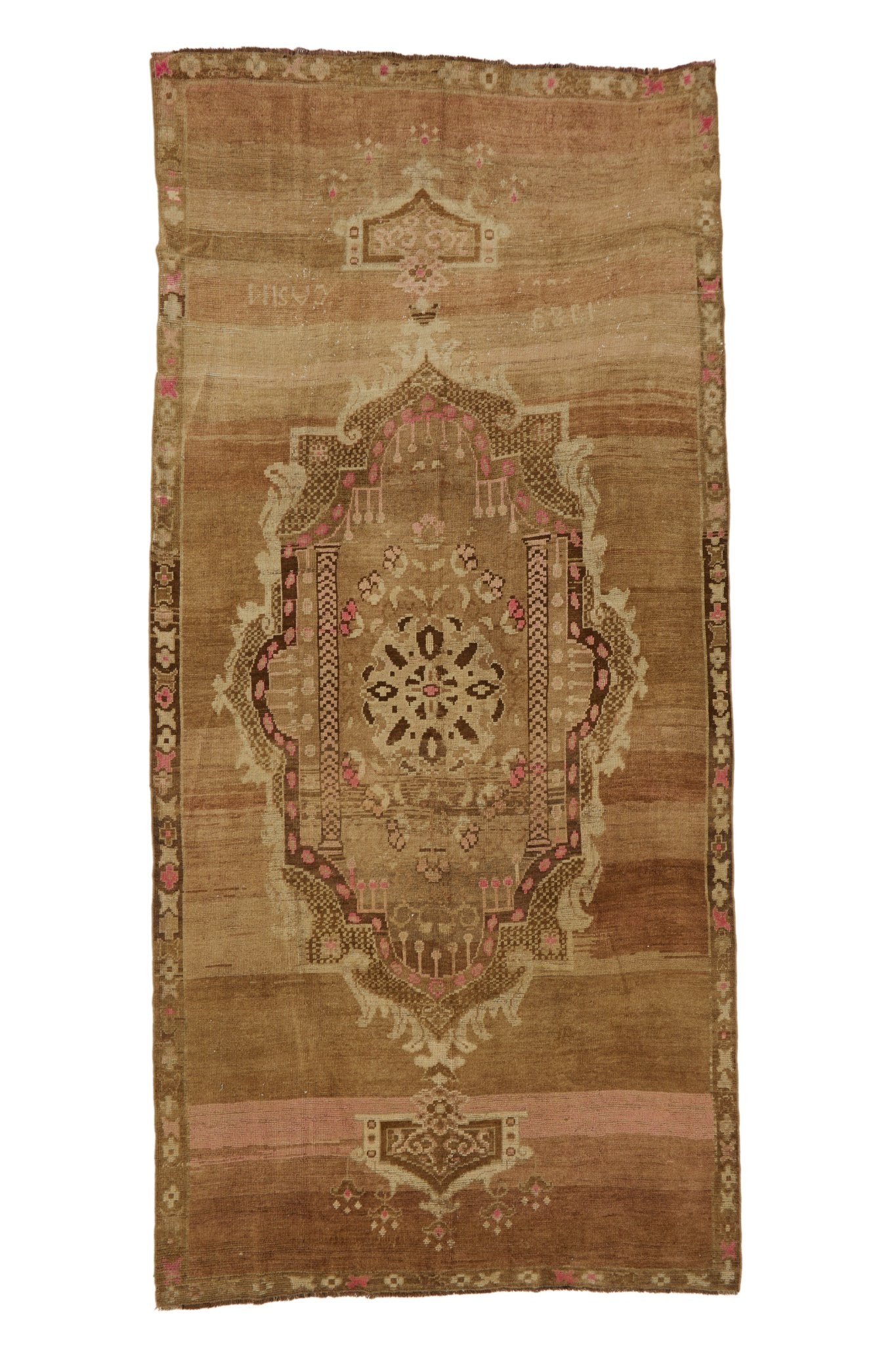 'Teddy' Turkish Vintage Area Rug - 6'1'' x 12' - Canary Lane