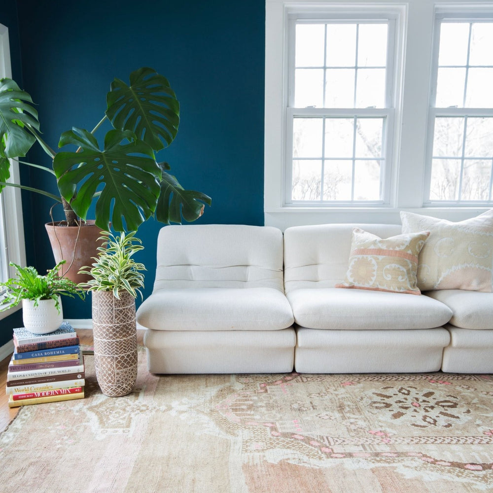 
                  
                    'Teddy' Turkish Vintage Area Rug - 6'1'' x 12' - Canary Lane
                  
                