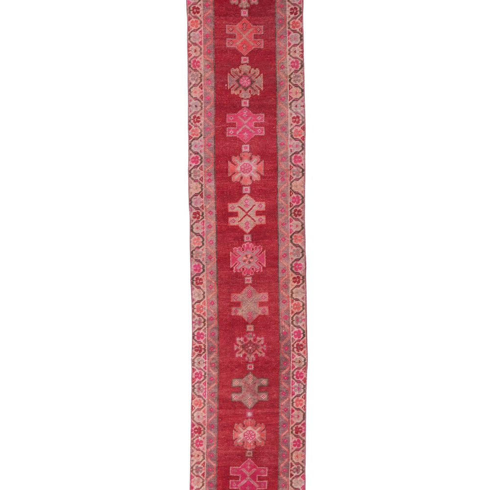 
                  
                    'Tia' Vintage Turkish Runner - 2'2'' x 12'6'' - Canary Lane
                  
                