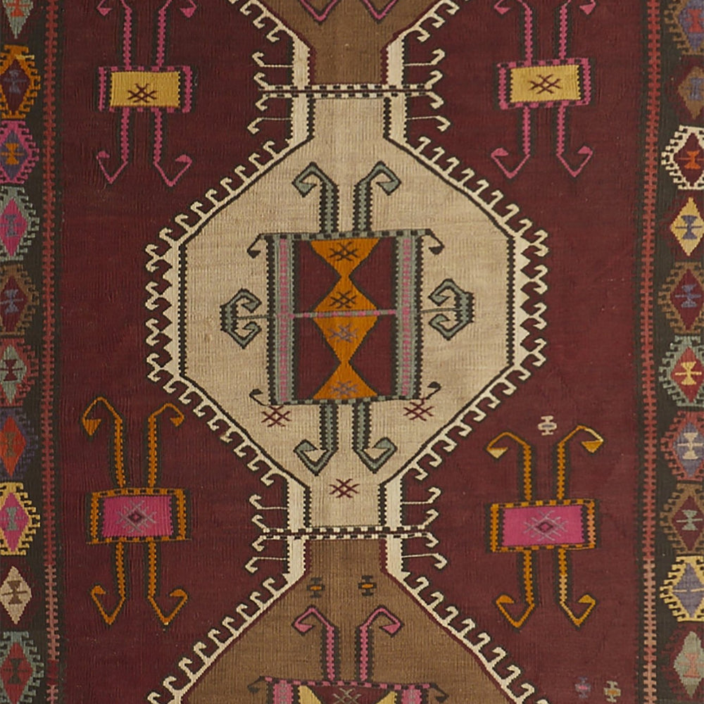 
                      
                        'Tilda' Turkish Vintage Kilim Rug - 4'6'' x 16' - Canary Lane
                      
                    