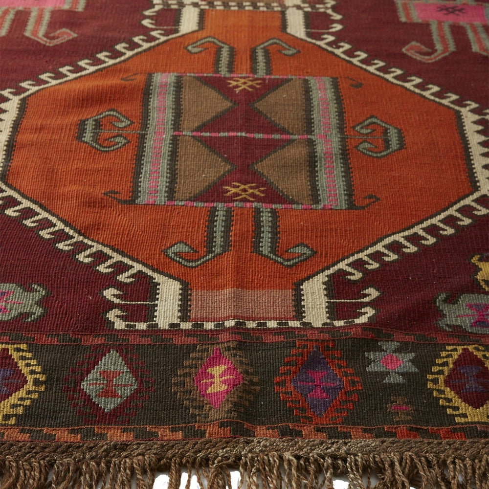 
                      
                        'Tilda' Turkish Vintage Kilim Rug - 4'6'' x 16' - Canary Lane
                      
                    