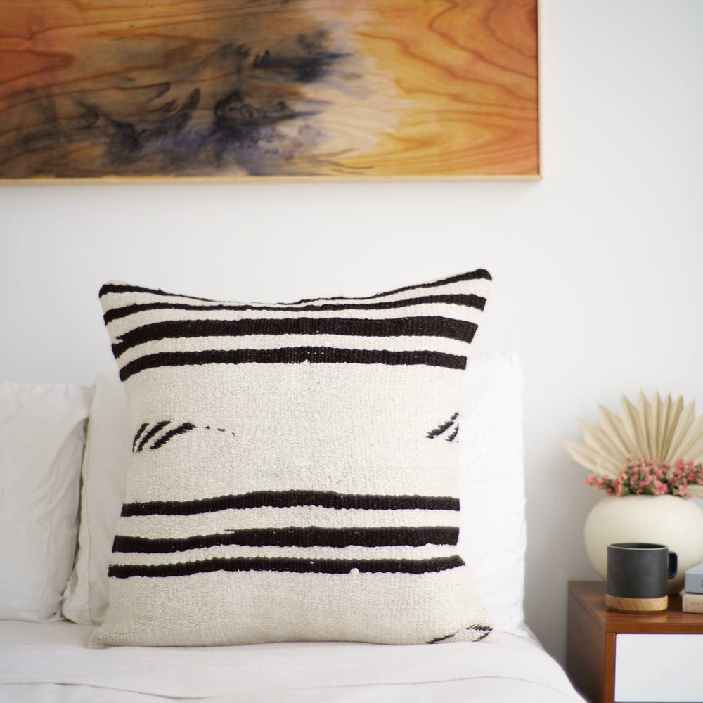 Vintage Hemp Pillow No. 65 - Canary Lane
