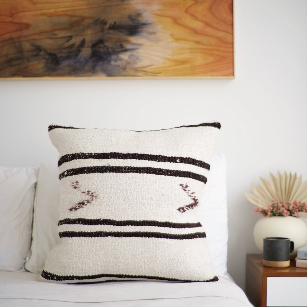 Vintage Hemp Pillow No. 66 - Canary Lane