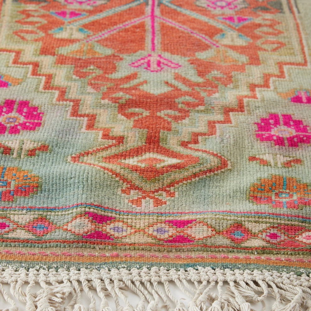 
                  
                    Vintage Turkish Accent Rug - 2'5.5" x 4'5" - Canary Lane
                  
                