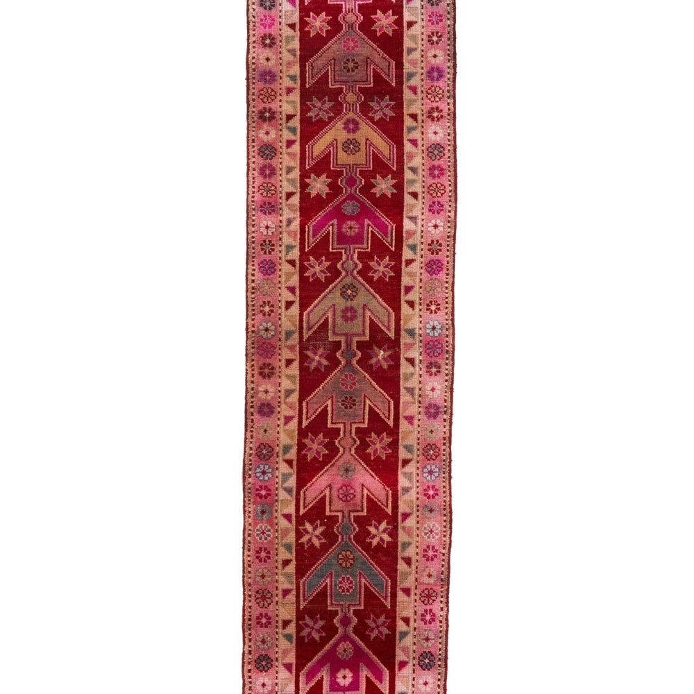 'Violette' Turkish Runner Rug - 2'9" x 12'5'' - Canary Lane