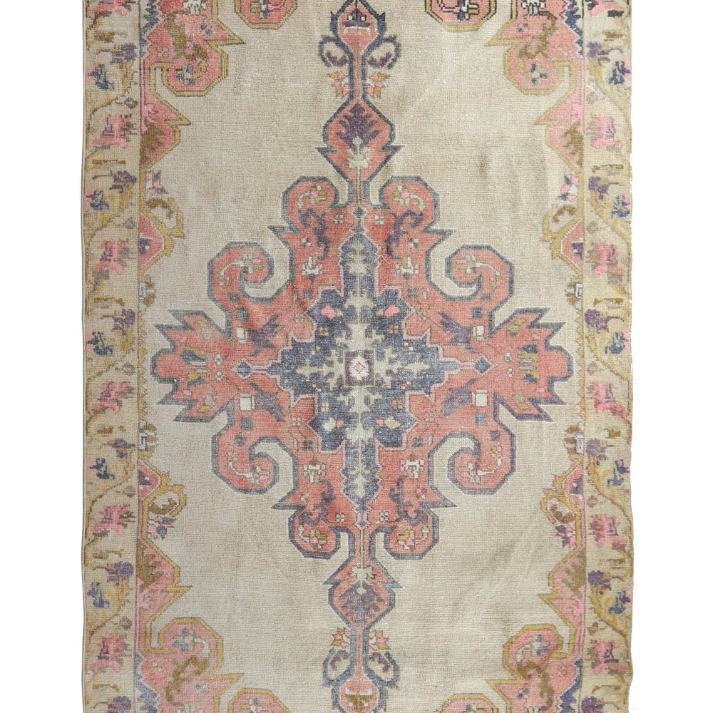 'Whimsy' Faded Oushak Rug - Canary Lane