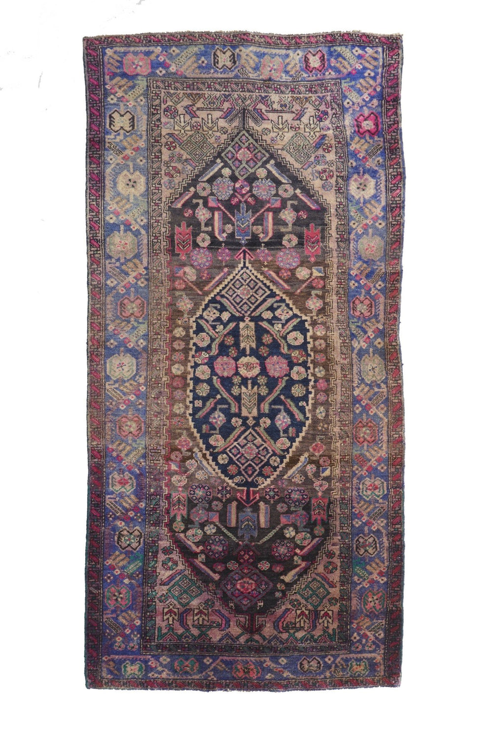 Wildflower Turkish Vintage Area Rug - 4'2.5