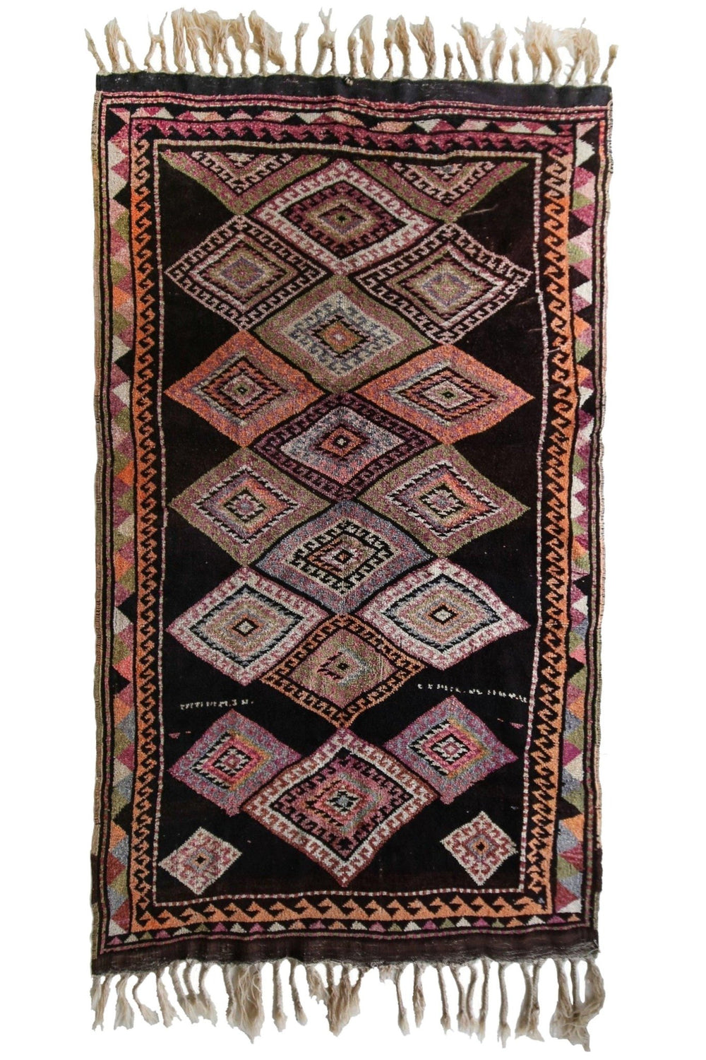 'Wishbone' Vintage Area Rug - 6'2