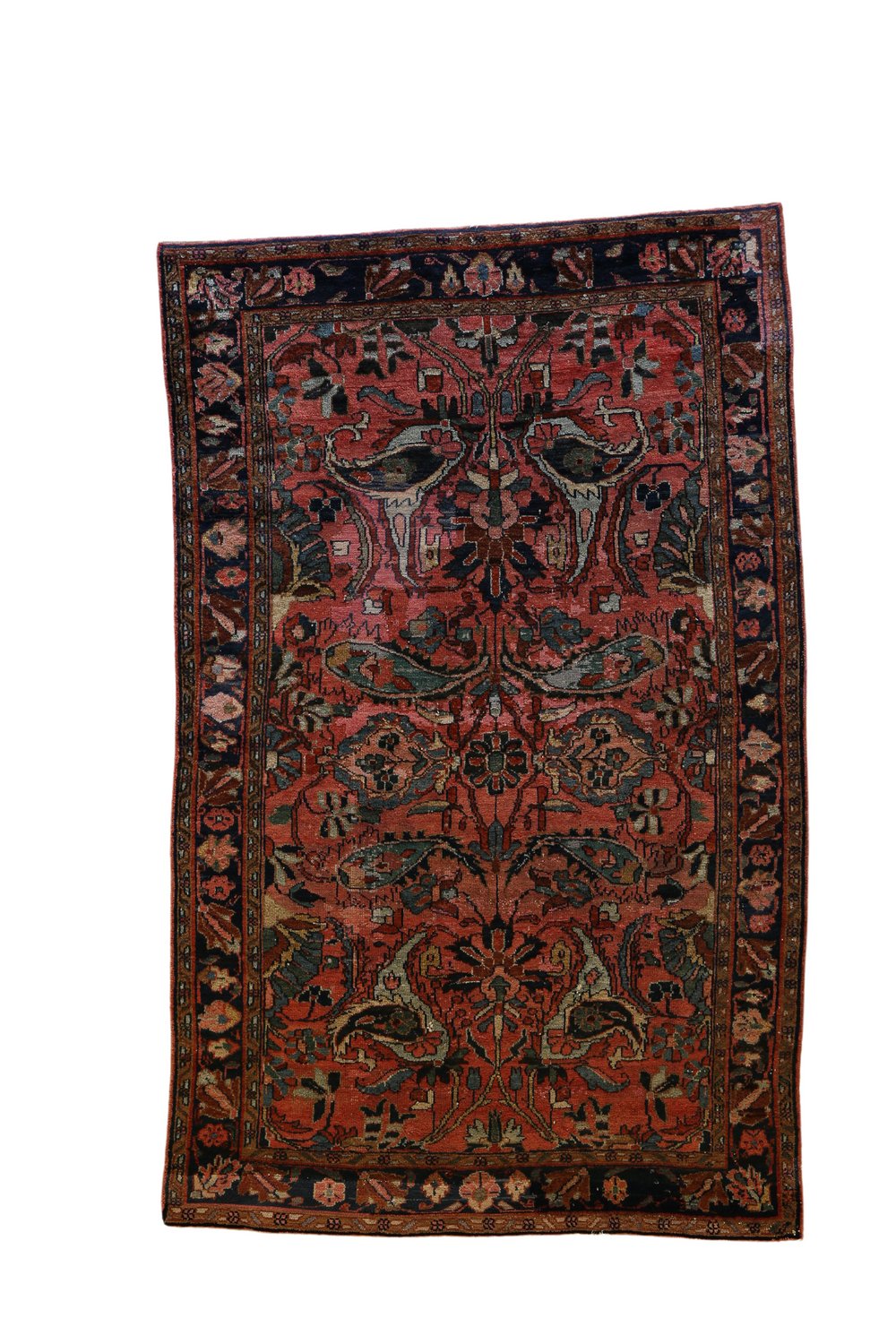 'Zaria' Vintage Persian Rug - 4'2'' x 6'6'' - Canary Lane