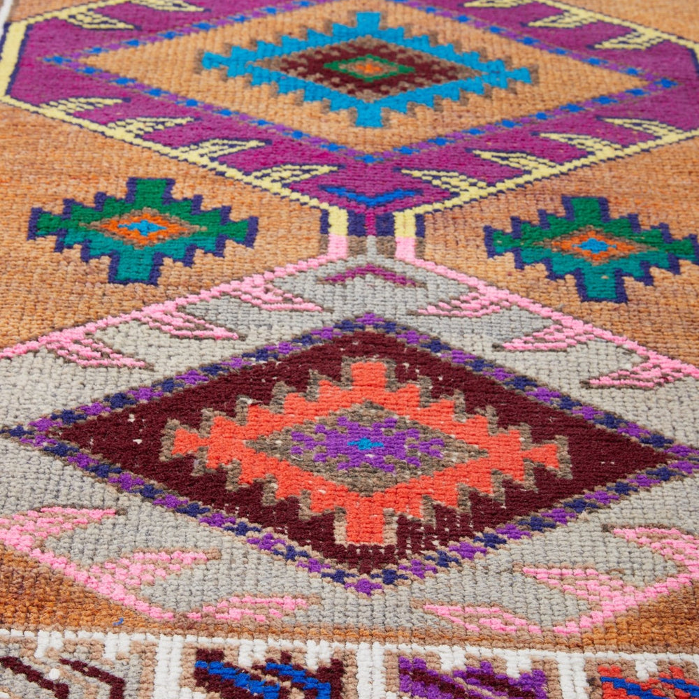 
                  
                    'Zest' Vintage Turkish Runner Rug - 3' x 11'3" - Canary Lane
                  
                