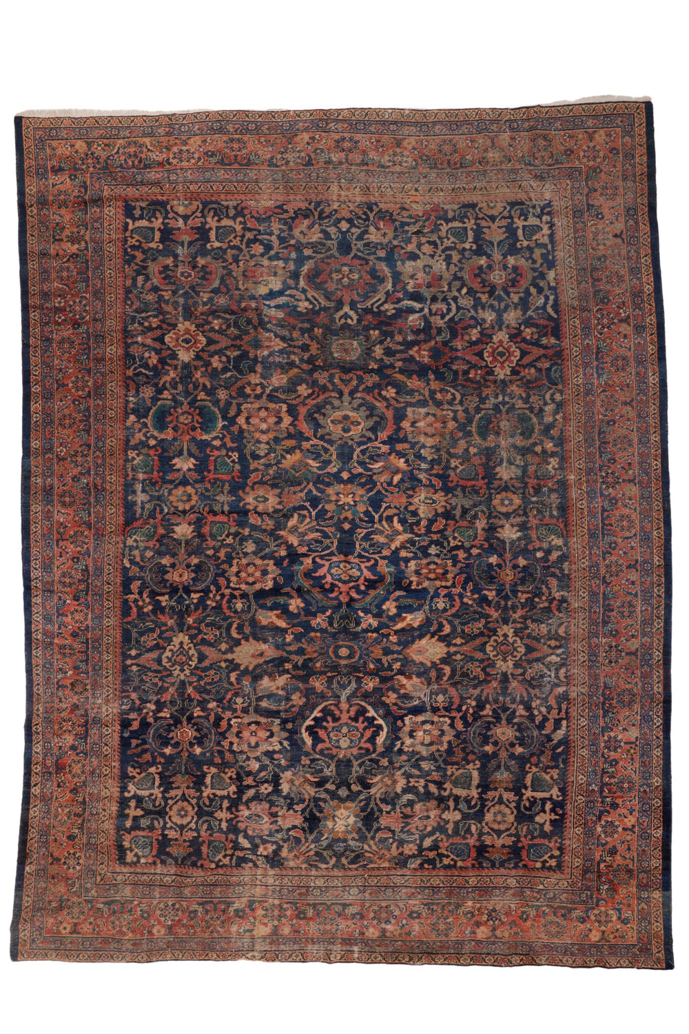 'Zinnia' Vintage Persian Rug - 9'6