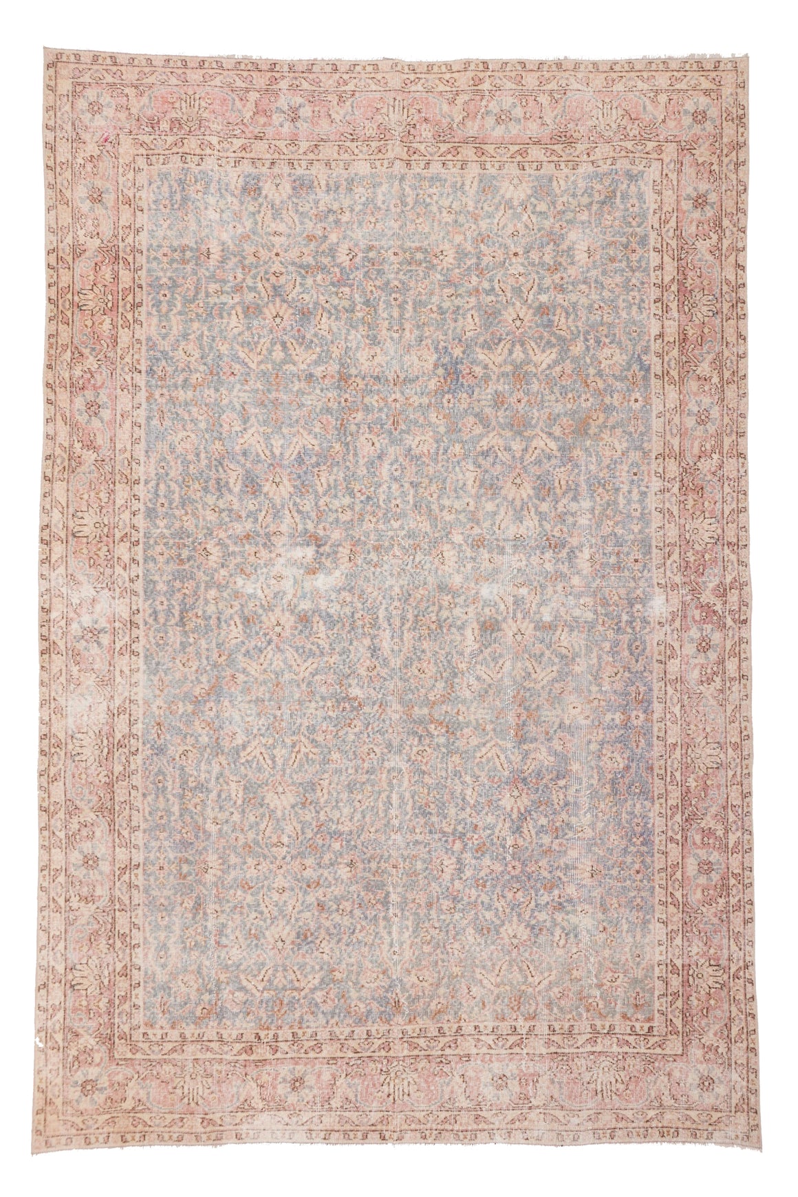 'Linden' Persian Vintage Area Rug- 6'9.5'' x 10'1''