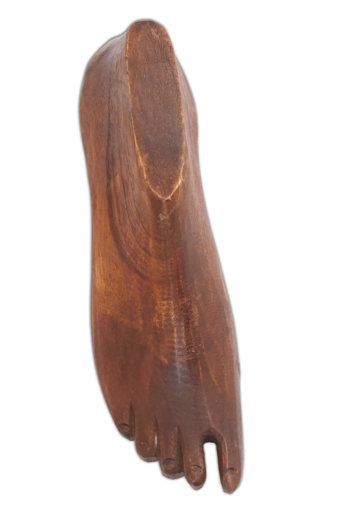 Hand-Carved Vintage Wooden Foot No. 001