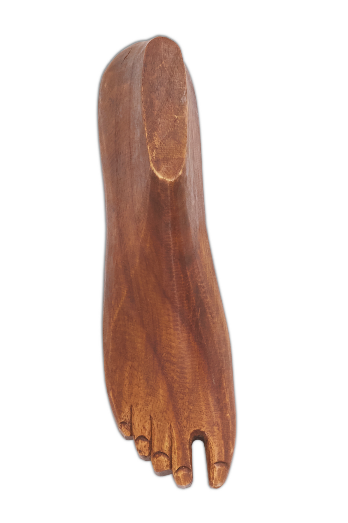 Hand-Carved Vintage Wooden Foot No. 003