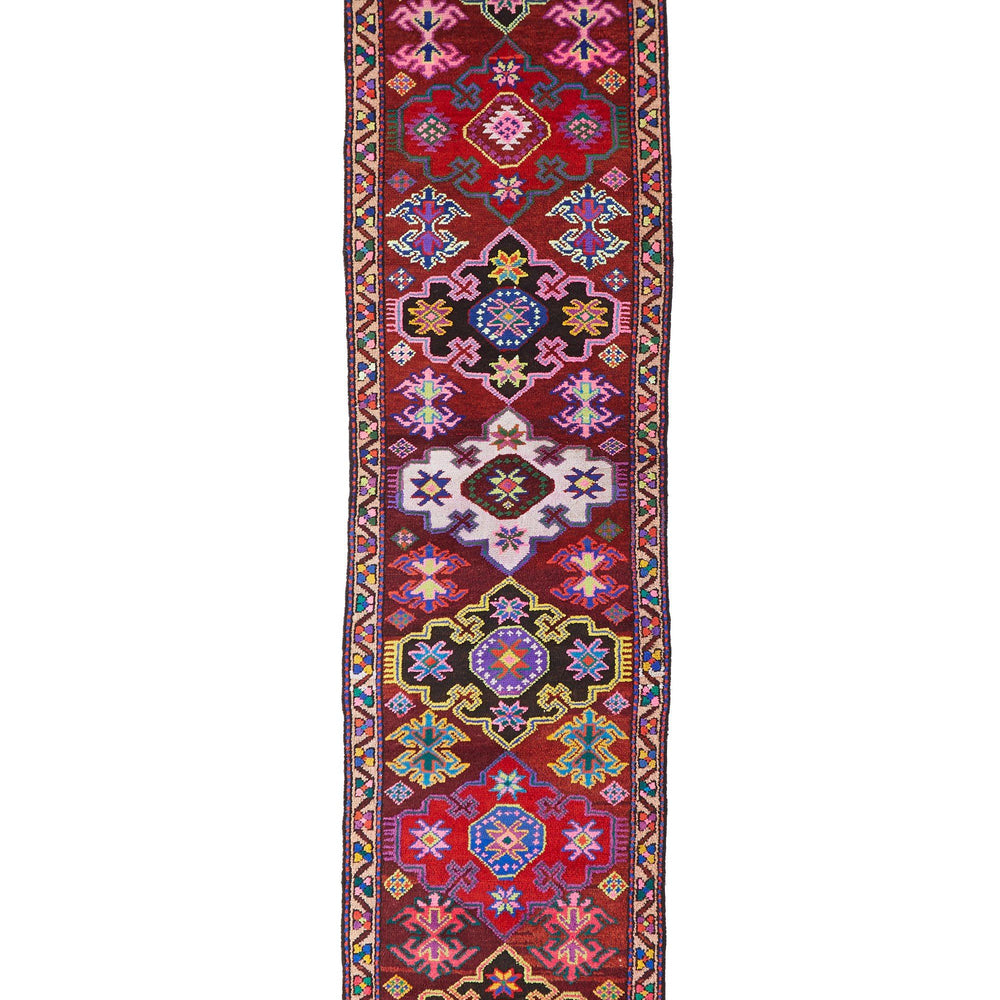 
                  
                    'Jubilee' Vintage Turkish Runner - 2'11'' x 12'4'' - Canary Lane - Curated Textiles
                  
                