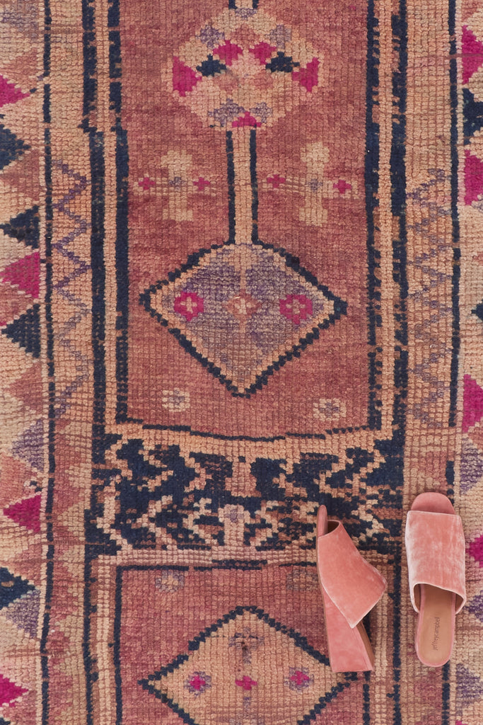 'Aven' Vintage Turkish Runner- 2'6.5'' x 13'2''