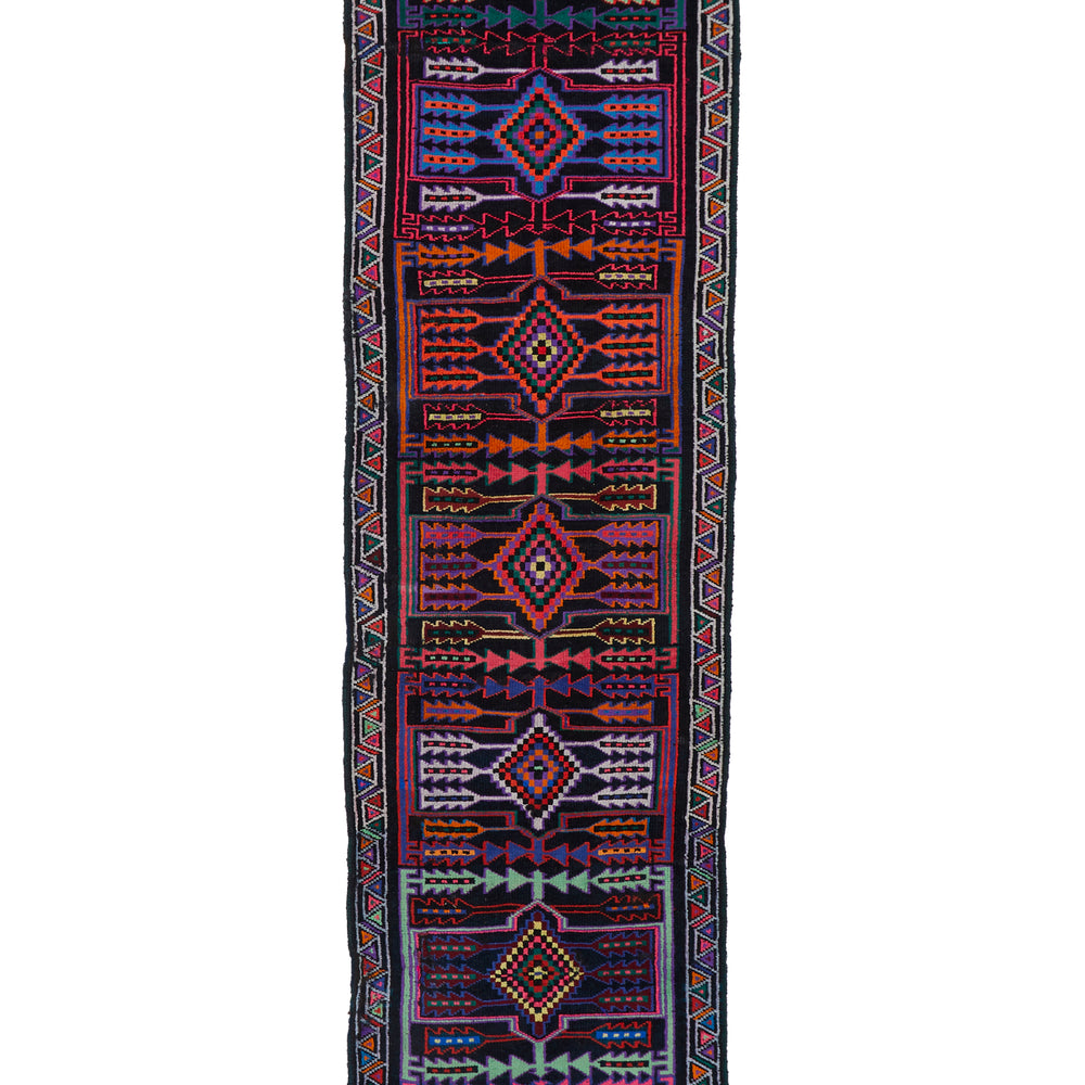 
                  
                    'Jamboree' Vintage Turkish Runner - 2'10'' x 11'2'' - Canary Lane - Curated Textiles
                  
                