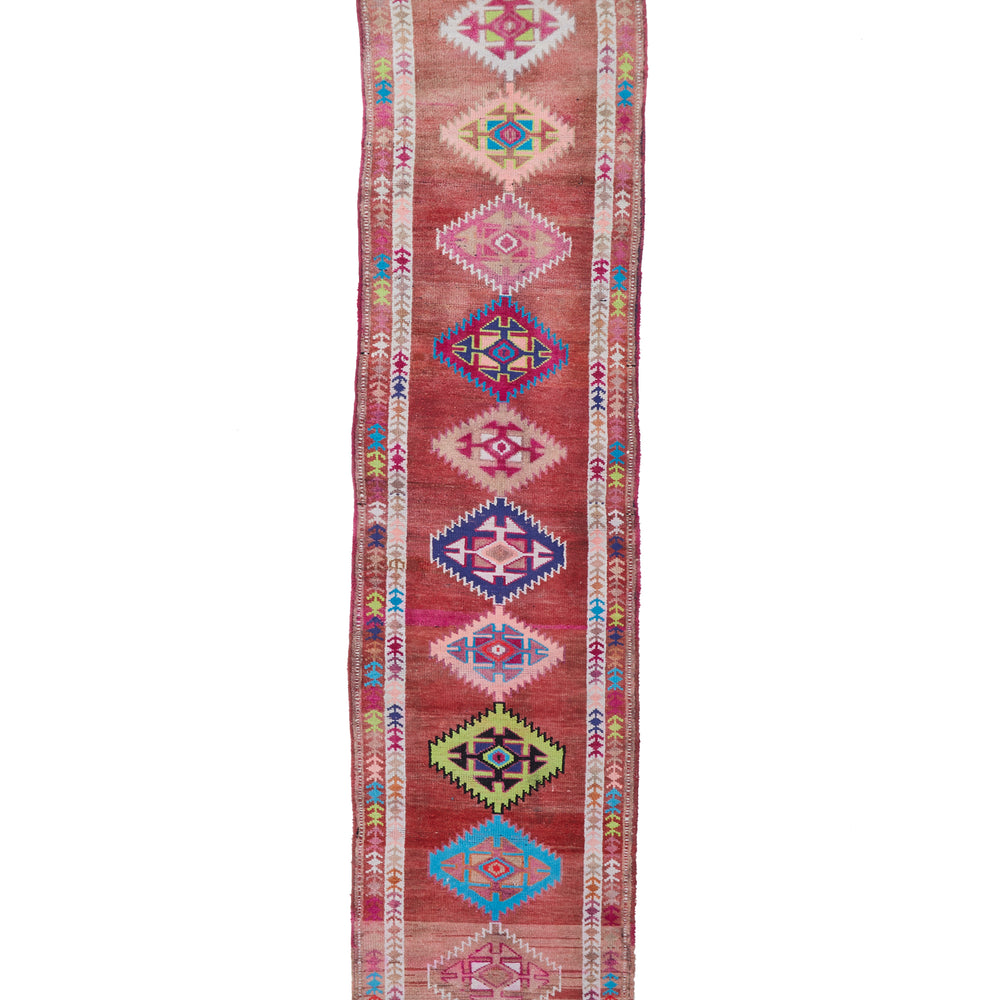 
                  
                    'Soiree' Vintage Turkish Runner - 2'11'' x 14'8'' - Canary Lane - Curated Textiles
                  
                