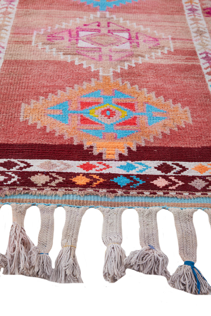 'Soiree' Vintage Turkish Runner - 2'11'' x 14'8'' - Canary Lane - Curated Textiles