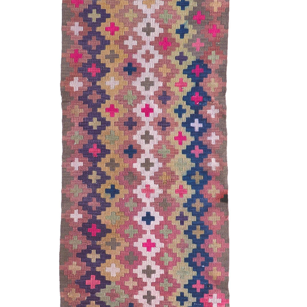 
                  
                    'RR-0818-540' Extra Long Turkish Kilim Rug - Canary Lane - Curated Textiles
                  
                