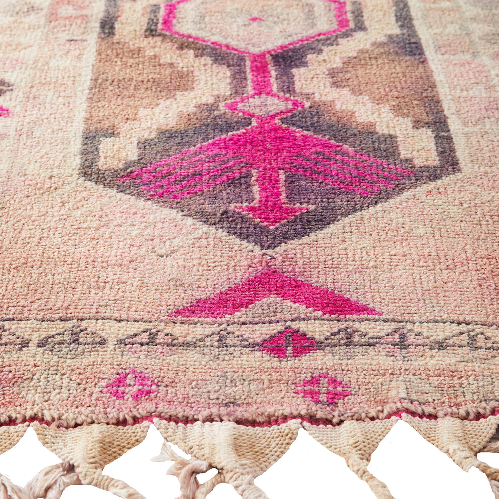 
                  
                    'Geranium' Vintage Turkish Runner - 2'10 x 13'4" - Canary Lane - Curated Textiles
                  
                