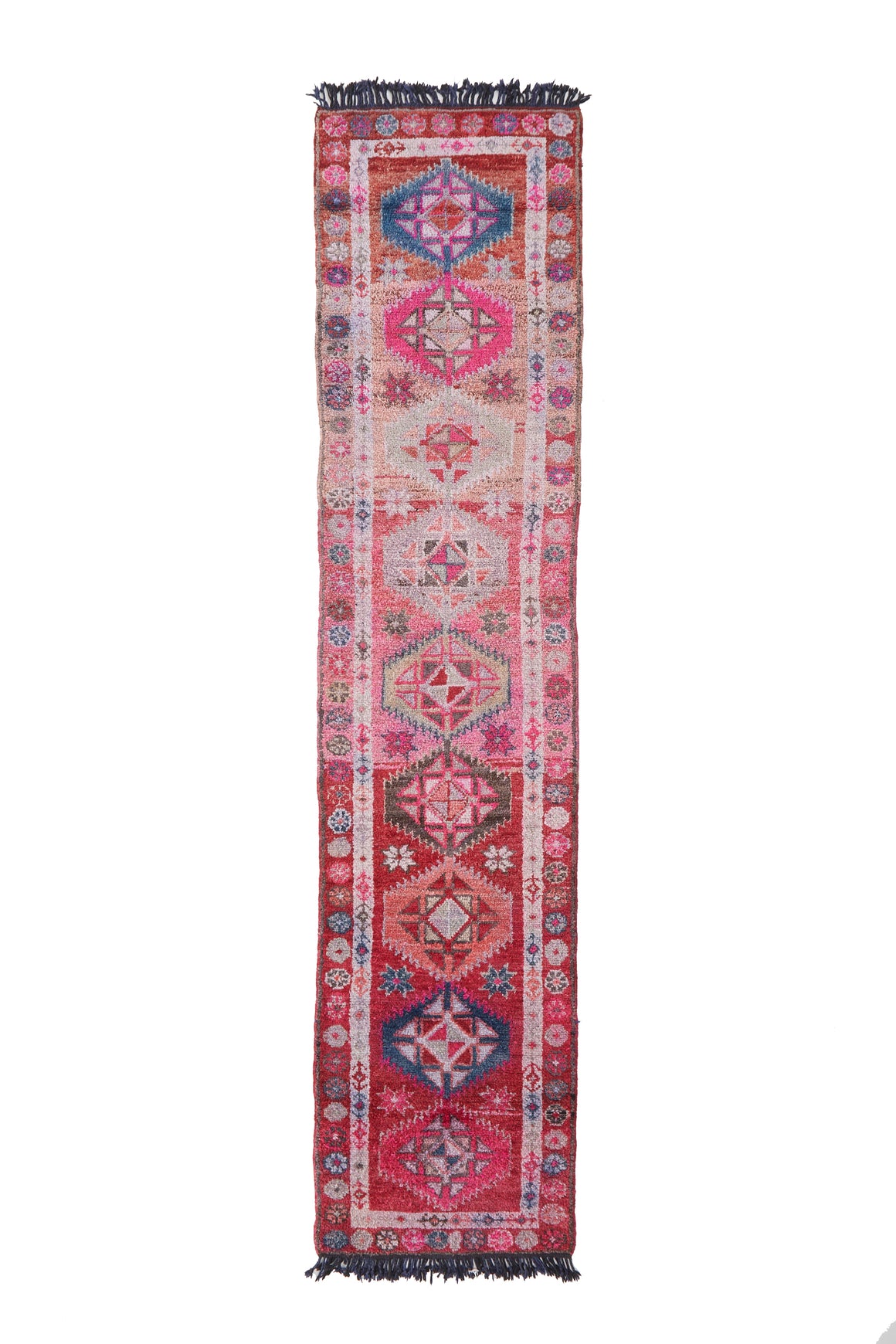 'Appleblossom' Vintage Turkish Runner - 2'9 x 12' - Canary Lane - Curated Textiles