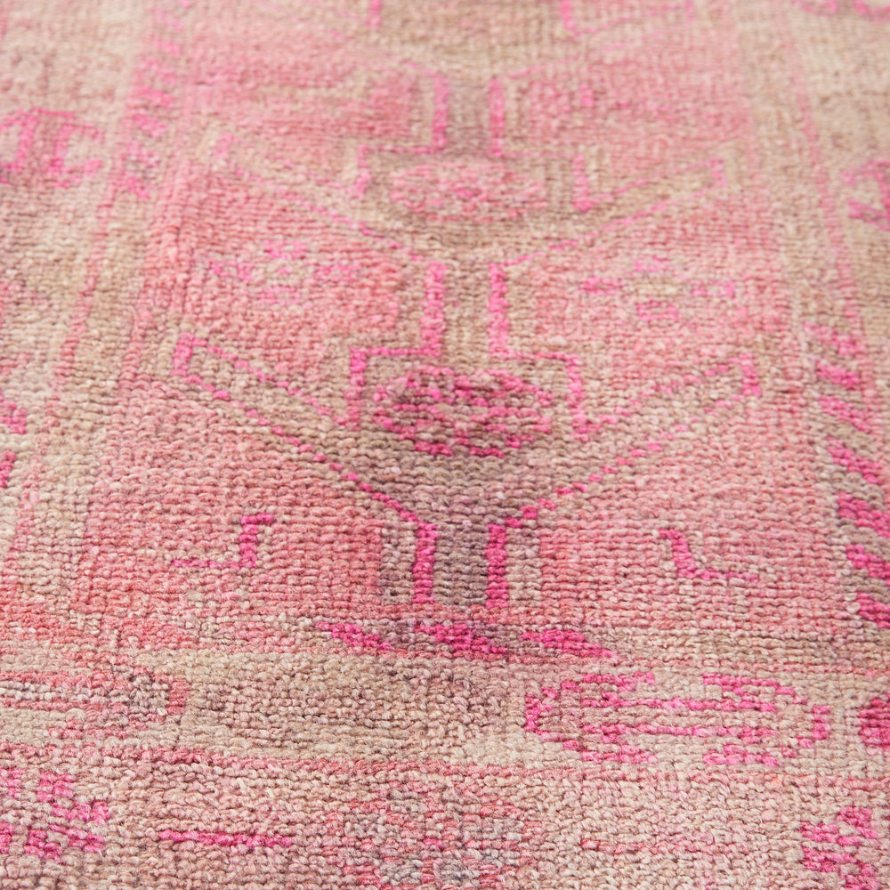 
                  
                    'Foxglove' Turkish Vintage Runner - 2'7" x 13'10" - Canary Lane - Curated Textiles
                  
                