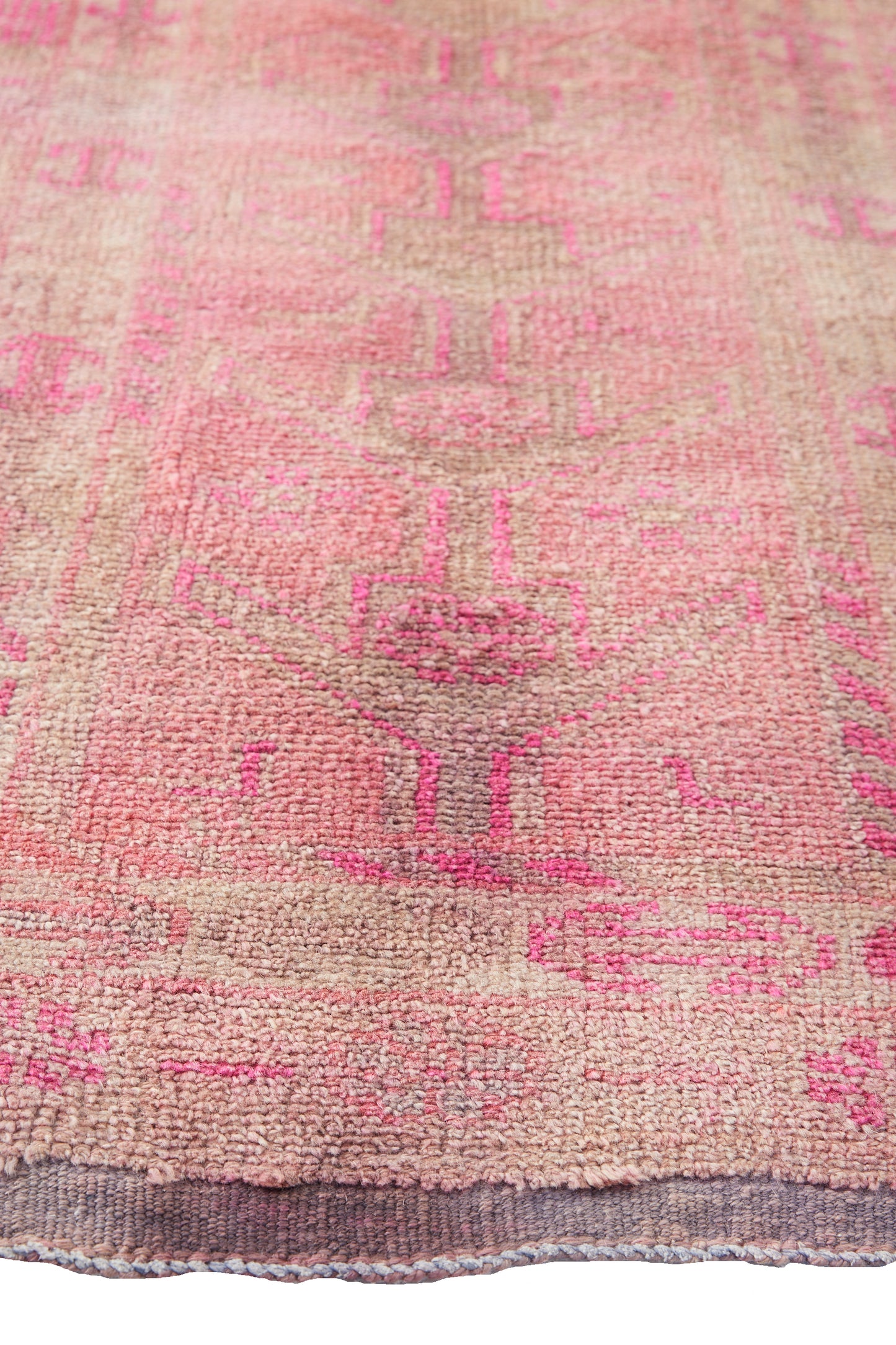 
                  
                    'Foxglove' Turkish Vintage Runner - 2'7" x 13'10" - Canary Lane - Curated Textiles
                  
                
