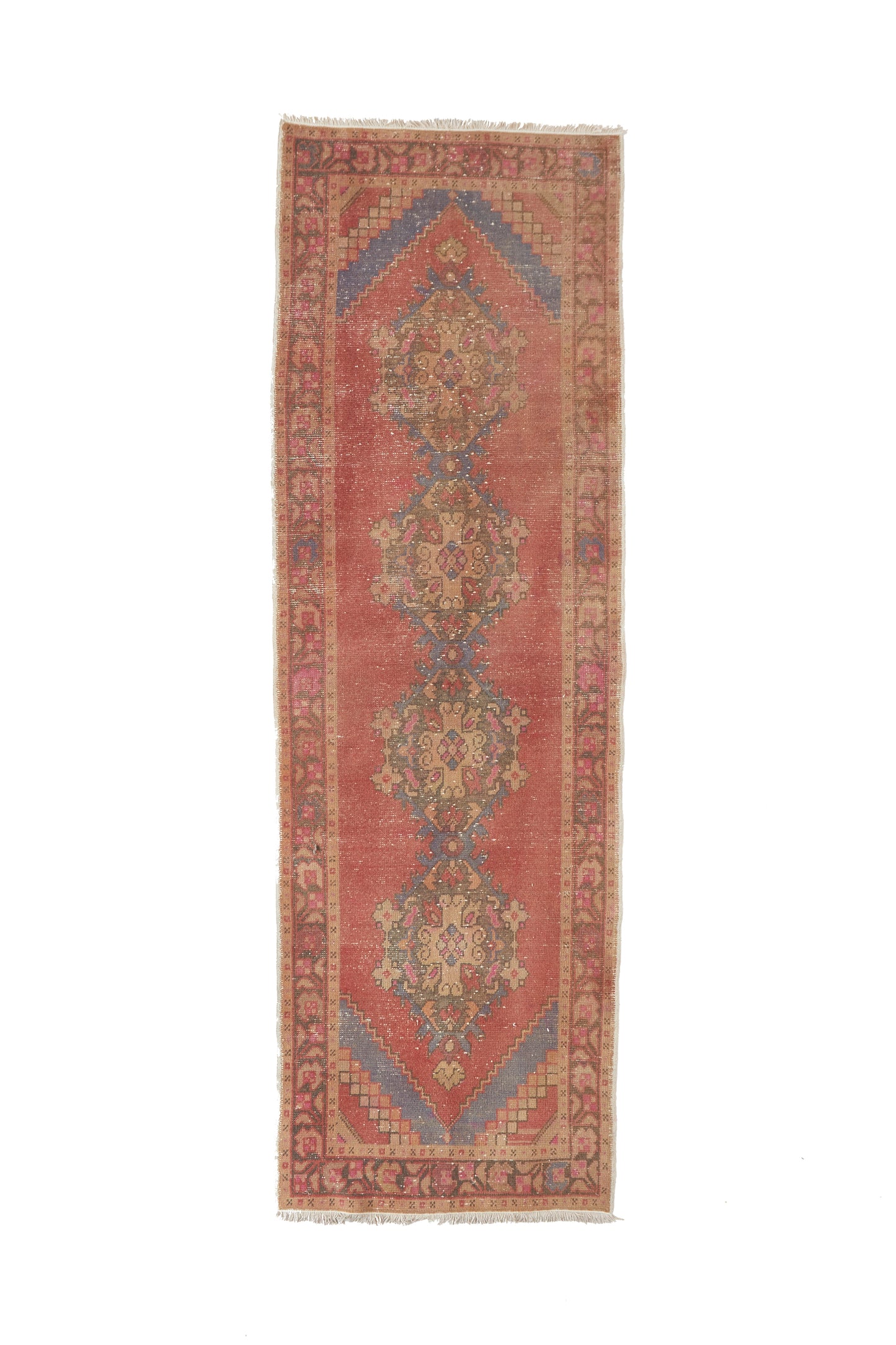 
                  
                    'Posey' Turkish Vintage Runner - 3'3" x 10'1" - Canary Lane - Curated Textiles
                  
                