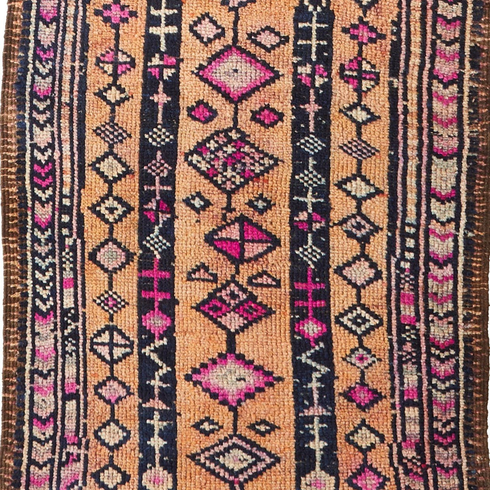 
                  
                    'Bliss' Tribal Vintage Turkish Rug - 2'8'' x 11'7'' - Canary Lane - Curated Textiles
                  
                