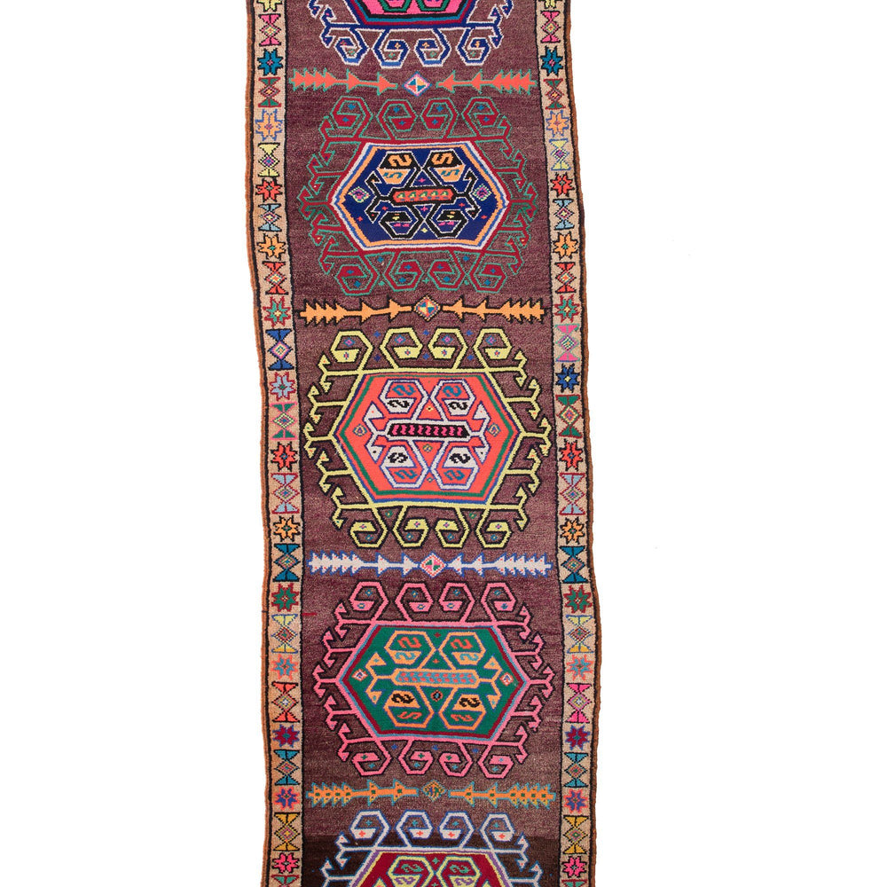 
                  
                    'City Lights' Tribal Runner Rug - Canary Lane - Curated Textiles
                  
                