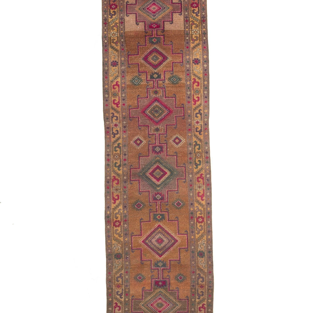 
                  
                    'Alchemy' Turkish Vintage Long Runner - 3'3'' x 14'1'' - Canary Lane - Curated Textiles
                  
                