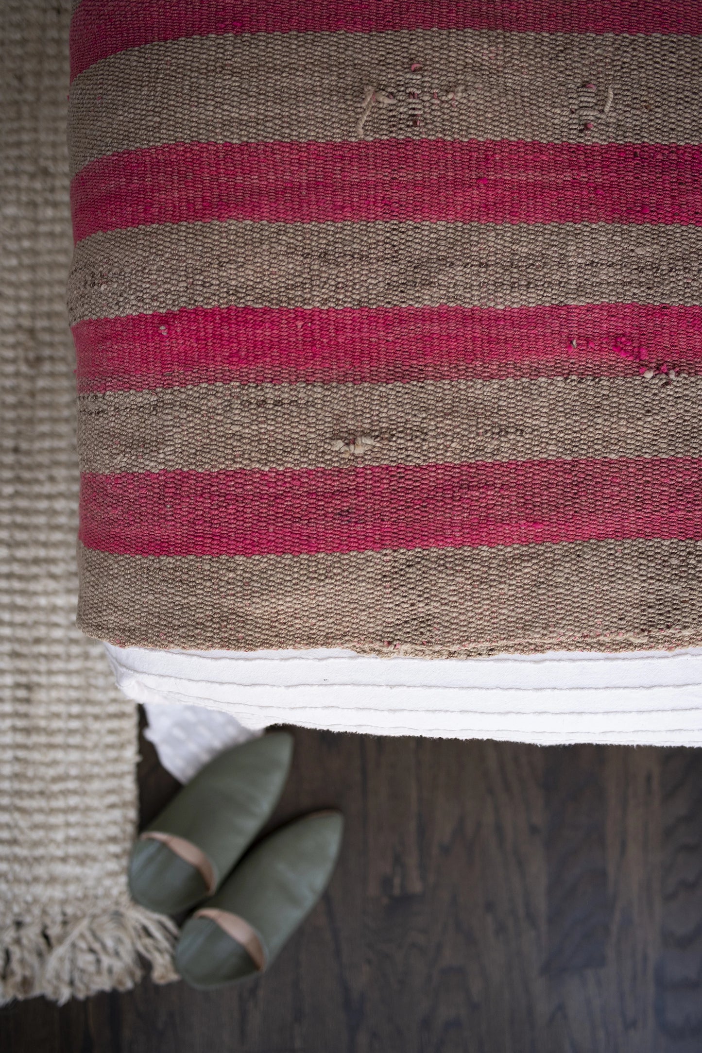 Handwoven Peruvian Frazada No. 011 - Canary Lane - Curated Textiles