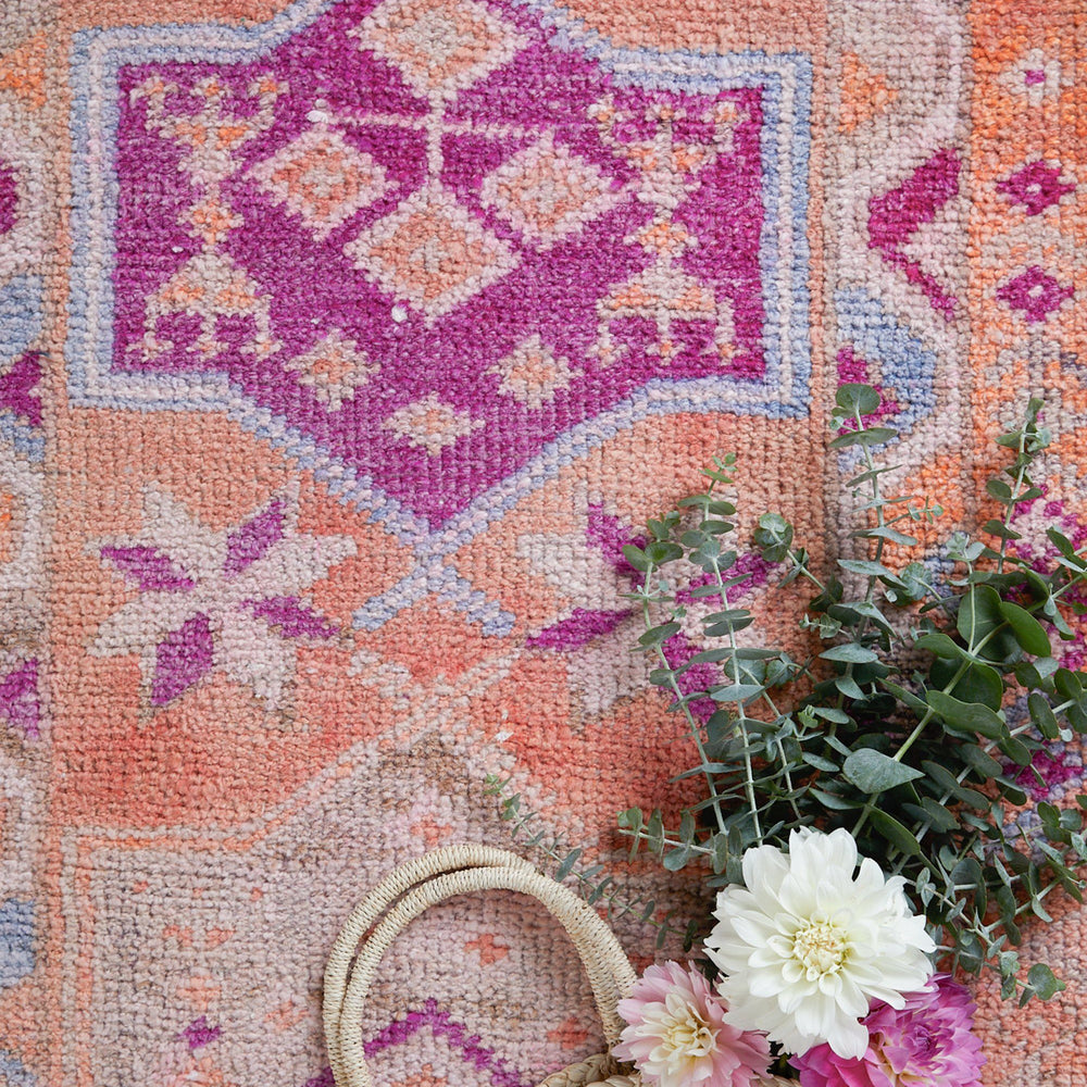 
                  
                    'Kismet' Turkish Runner Rug- 2'8" x 13'10" - Canary Lane - Curated Textiles
                  
                