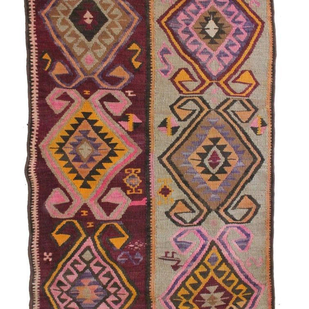 'Lydia' Small Kilim Rug - Canary Lane - Curated Textiles
