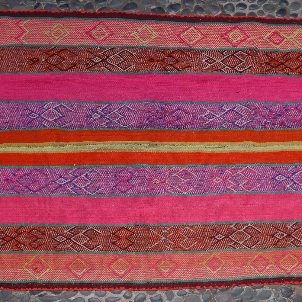 
                  
                    Handwoven Peruvian Frazada No. 001 - Canary Lane - Curated Textiles
                  
                
